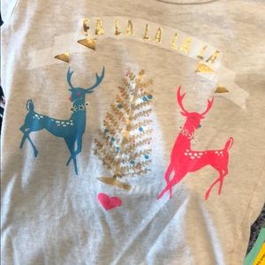 Girls Reindeer Longsleeve